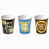 Happy New Year Paper Cup Ten Count Nine Ounce
