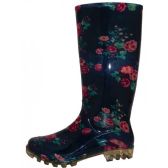 Wholesale Footwear Women's 13.5 Inches Waterproof Rubber Rain Boots