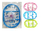 Oval Clothes Laundry Drying Rack With 20 Clips