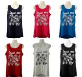 Womens Assorted Color Love Me Tee