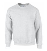 Gildan Unisex Ash Grey Crew Neck Sweatshirt, Size 4xlarge