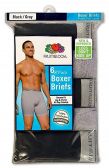 Men's Fruit Of The Loom 6 Pack Boxer Brief (mid Rise), Size Large