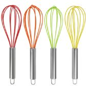 Home Basics Silicone Balloon Whisk With Steel Handle