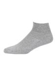 Men's Sport Quarter Ankle Sock In Grey Size 10-13