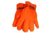 Orange Polar Fleece Gloves