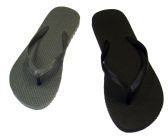 Wholesale Footwear Womens Basic Flip Flops In Black And Grey
