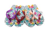 Wholesale Footwear Flower Print Cute Flip Flops For Girls