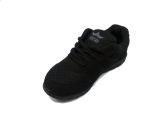 Wholesale Footwear Riser Breathable Sneakers For Kids In Black