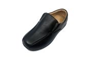 Wholesale Footwear SemI-Formal Black Moccasin Shoes For Boys In Black