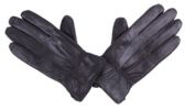 Women's Black Leather Gloves