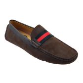 Wholesale Footwear Mens Loafer Driver Shoes In Brown