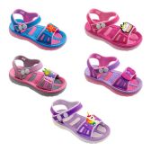 Wholesale Footwear Girls Cartoon Sandal Assorted Color