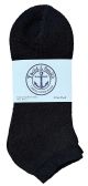 Yacht & Smith Men's Wholesale Bulk No Show Ankle Socks,with Free Shipping - Size 10-13 (black)