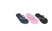 Wholesale Footwear Womens Rhinestone Ornamented Flip Flop Sandal