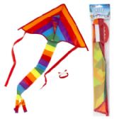 Kite Polyester Triangle Shaped Multicolor Stripe