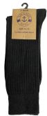 Yacht & Smith Mens Black Dress Socks, Sock Size 10-13 Cotton Ribbed Classic Dress Sock
