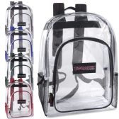 Trailmaker Deluxe 17 Inch Clear Backpack