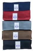 Yacht And Smith Fleece Scarfs In Assorted Plaid 60x12 Inches