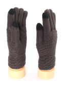 Mens Touch Screen Fur Lined Gloves