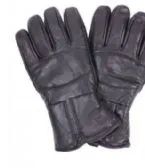 Men's Black Leather Winter Glove