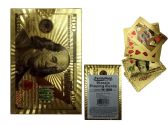 Playing Cards Plastic Gold