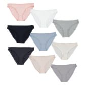 Yacht & Smith Womens Cotton Lycra Underwear, Panty Briefs, 95% Cotton Soft Assorted Colors, Size Large