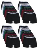 Yacht & Smith Mens 100% Cotton Boxer Brief Assorted Colors Size Small