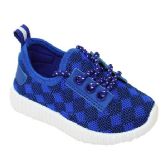 Wholesale Footwear Kids Knit Sneaker In Blue