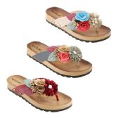 Wholesale Footwear Women's Fashion Flowers Sandals