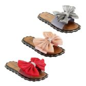 Wholesale Footwear Women's Bow Slide Sandals
