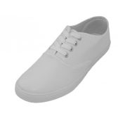 Wholesale Footwear Men's Soft Action Leather Upper Casual Shoes In White