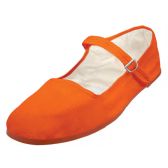Wholesale Footwear Girls Cotton Upper Classic Mary Jane Shoes In Orange
