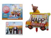 Happy Birthday Truck Foil Balloon