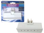 3 Plug Swivel Outlet Adapter