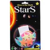 15 Piece Glow Planets, Stars, Comets On Card, 2 Assorted