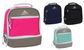 Insulated Dual Compartment Lunch Bags - Assorted Colors