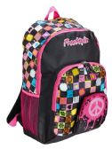19'' Girl's Printed Deluxe Backpacks - Front Zipper Pockets