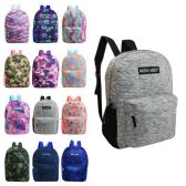 17 Inch Backpacks In 12 Assorted Colors