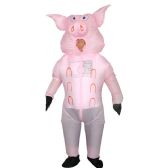 Pink Pig Inflatable Multi Use Costume Blow Up Costume for Cosplay Party