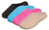 Wholesale Footwear Ladies Plush Zigzag Insole Slippers - Assorted Colors