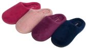 Wholesale Footwear Girl's Plush Clog Slippers - Solid Colors