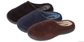 Wholesale Footwear Boy's Plush Slide Slippers - Solid Colors