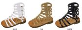 Wholesale Footwear Toddler Girl's Elastic Gladiator Sandals W/ Studs & Inside Zipper