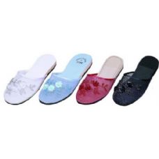 Wholesale Footwear Ladies Chinese Slipper48 Pairs Assorted Colors 5-10