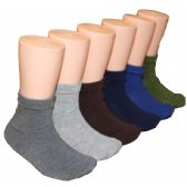Boys Assorted Colors Low Cut Ankle Socks