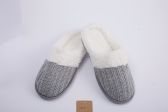 Wholesale Footwear Knitted Furry Women's Slipper