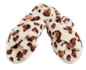 Wholesale Footwear Women's Furry Leopard Slipper
