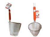 Deep Fry Strainer With Wood Handle