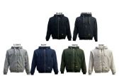 Men's Heavy Fleece Hoodie With Sherpa Lining In Navy (pack A: S-Xl)