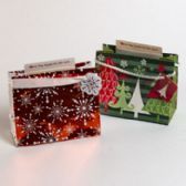 Christmas Small Gift Bag With Pocket Asst Designs Pp 1.29